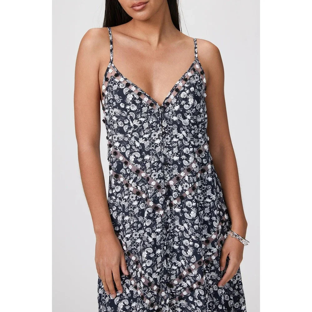 LONG FLORAL DRESS - Picture 4 of 6